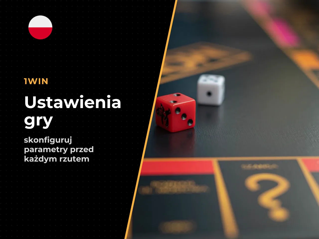 Jakie ustawienia są dostępne przed startem. Przed każdym rzutem gracz może skonfigurować kilka parametrów. To jedyny moment, w którym masz realny wpływ na gameplay: