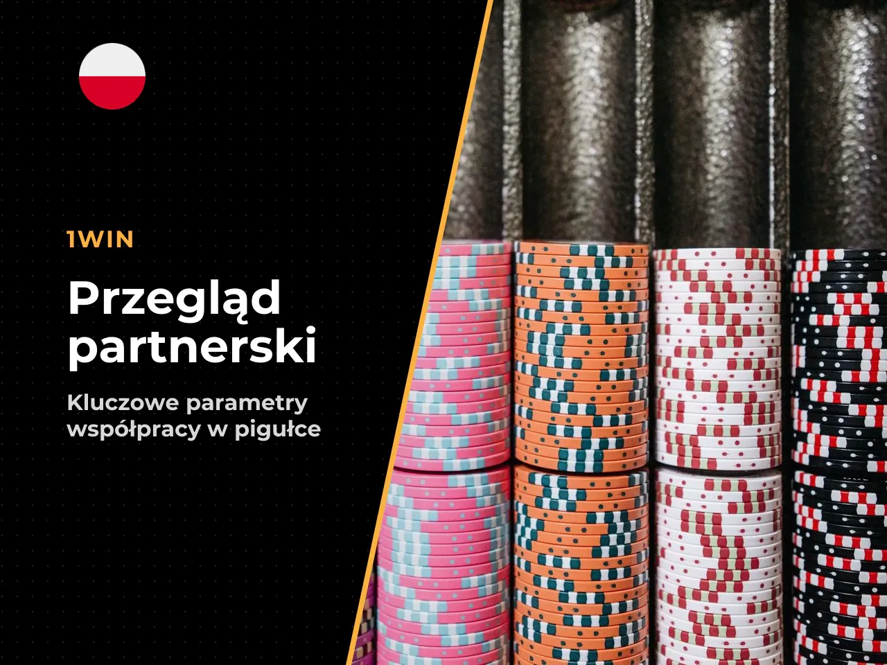 Szybki przegląd programu 1win Partners. Zanim przejdziesz do szczegółów — oto najważniejsze parametry oferty w pigułce: