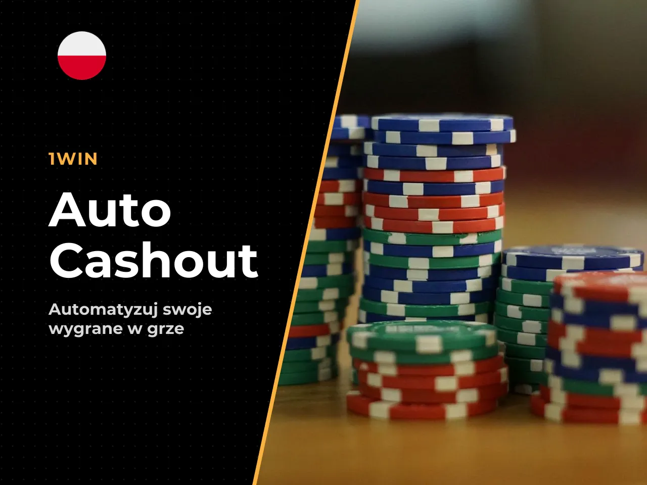 Auto cashout, 50% cashout i autobet. **Auto cashout** pozwala ustawić z góry próg mnożnika, przy którym system automatycznie realizuje wypłatę. Jest to szczególnie ważne przy niestabilnym połączeniu i