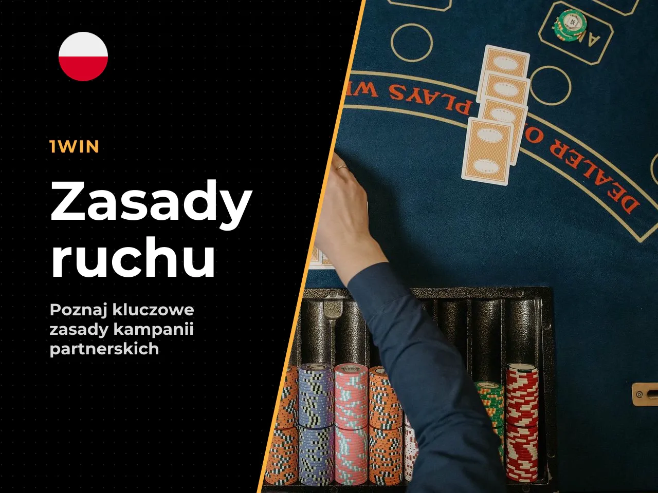 Jakie typy ruchu i brand-traffic należy sprawdzić przed startem. Kampanie wymagają wstępnego zgłoszenia menedżerowi źródeł ruchu. Zasady programu (Terms & Conditions) stanowią bezwzględny zakaz: - ❌ s