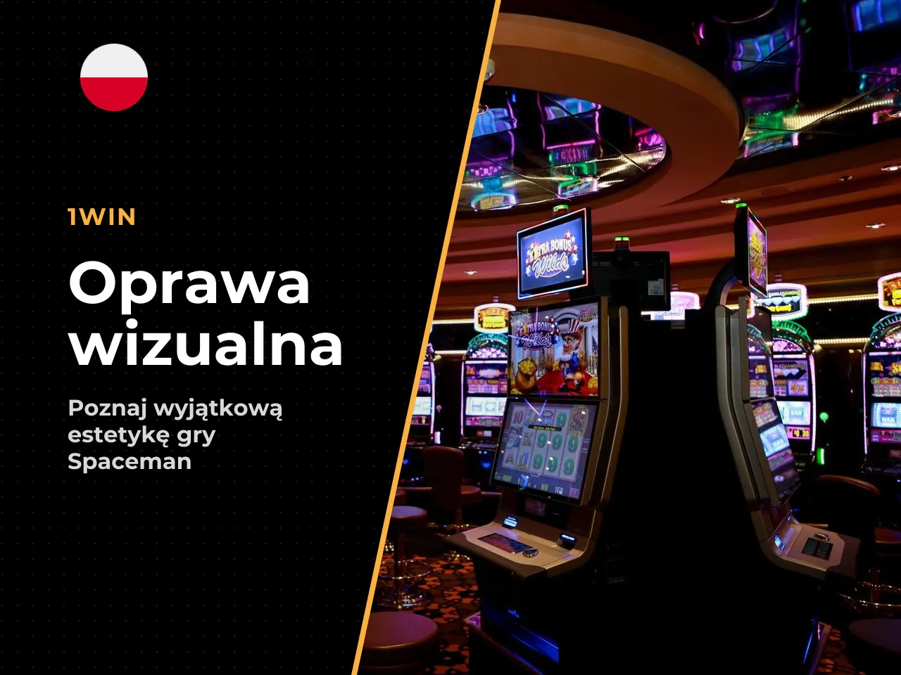 Atmosfera: grafika i dźwięk w Spacemanie. Spaceman wyróżnia się na tle innych crash games dbałością o warstwę wizualną. Kosmonauta – główny bohater gry – leci na tle fioletowo-niebieskiej galaktyki z 