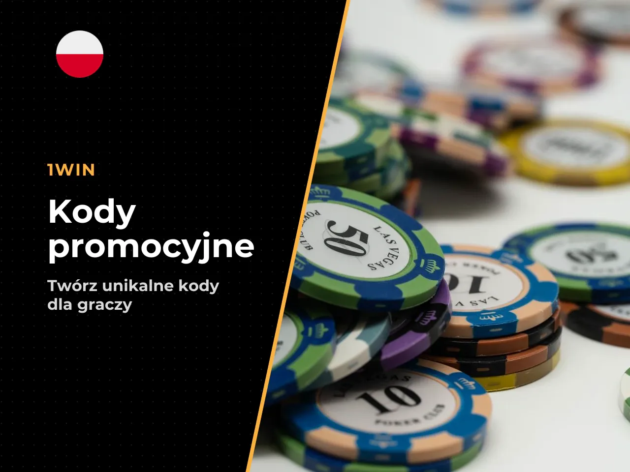 Narzędzie Promo Codes — jak działają. Funkcja „Promo Codes" w panelu 1win partners pozwala partnerowi generować unikalne kody promocyjne oferujące graczom dodatkowy bonus — np. podwojenie pierwszego d