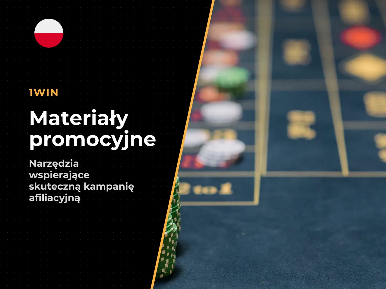 Materiały promocyjne i narzędzia pracy. Sekcja zasobów (resources) to katalog, w którym odnajdujesz dopasowane materiały promocyjne — interaktywne banery, landing pages, tracking links, materiały wide